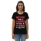 Not sure who is harder to raise my husband or my kids Women's fitted eco tee