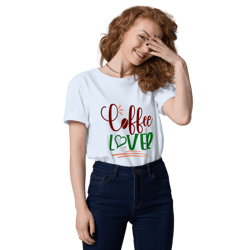 coffee lover unisex organic cotton t-shirt