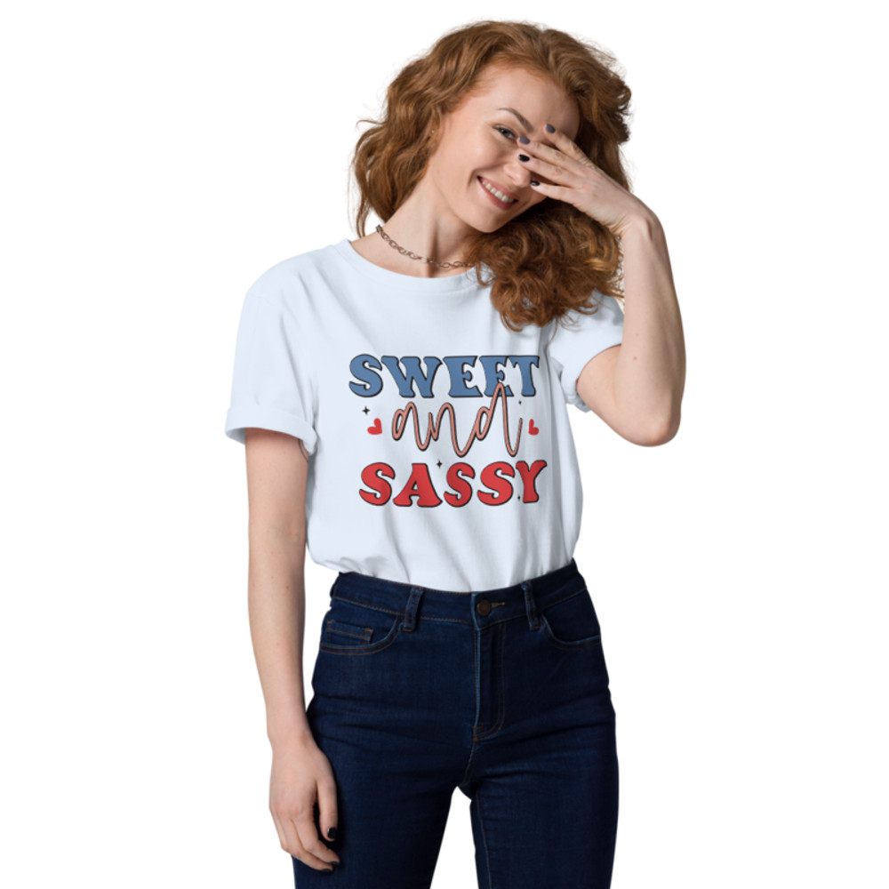 Sweet and Sassy Unisex organic cotton t-shirt