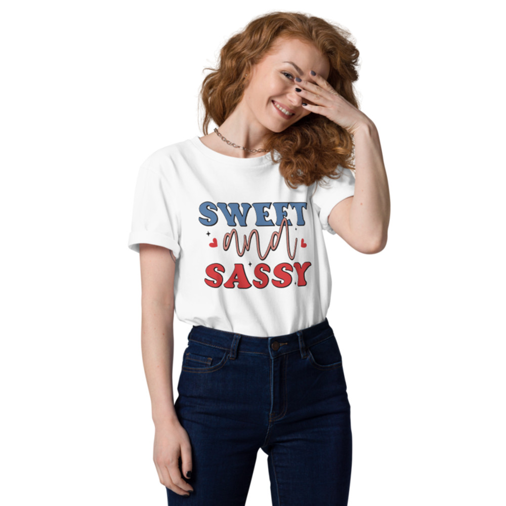 Sweet and Sassy Unisex organic cotton t-shirt