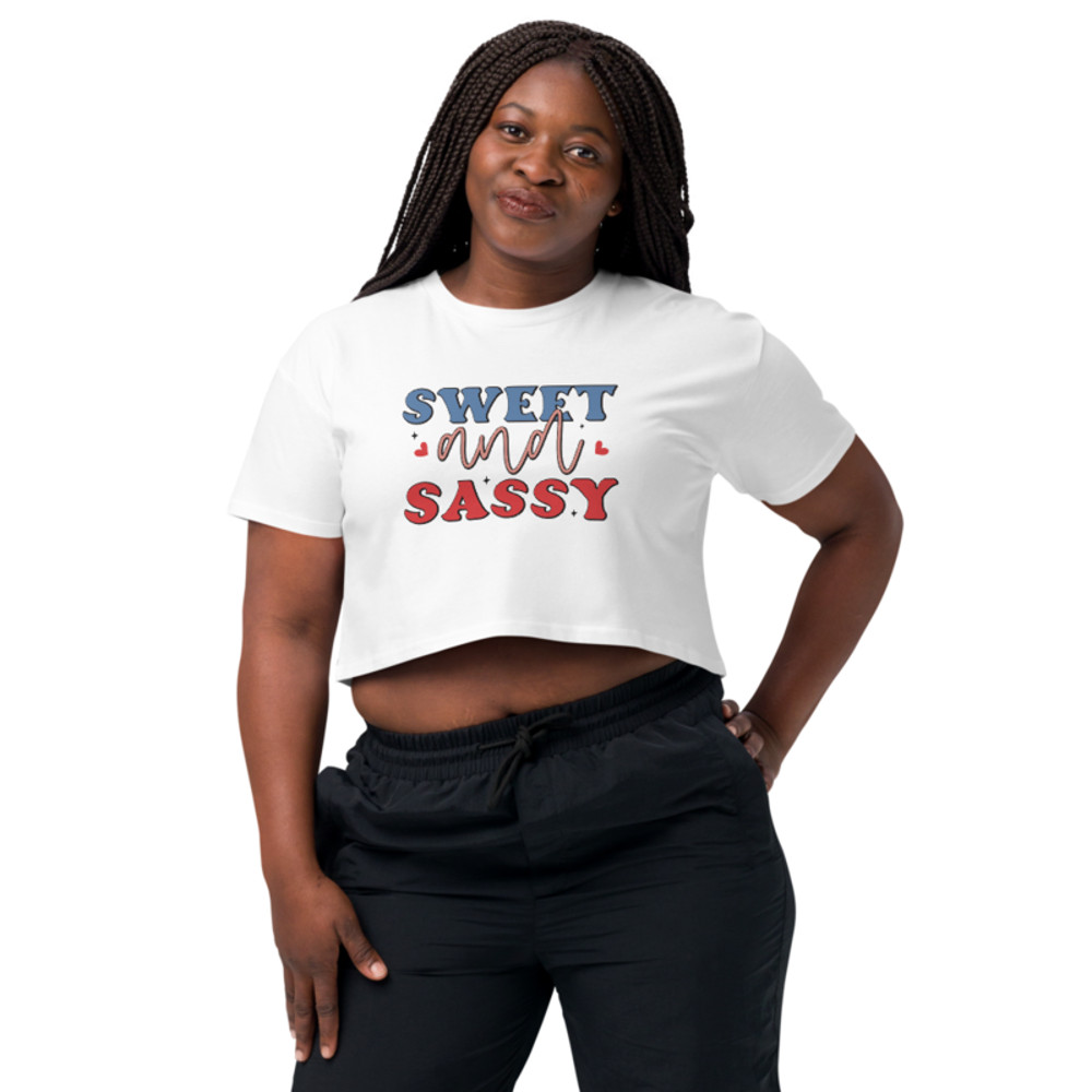 Sweet and Sassy Women’s crop top