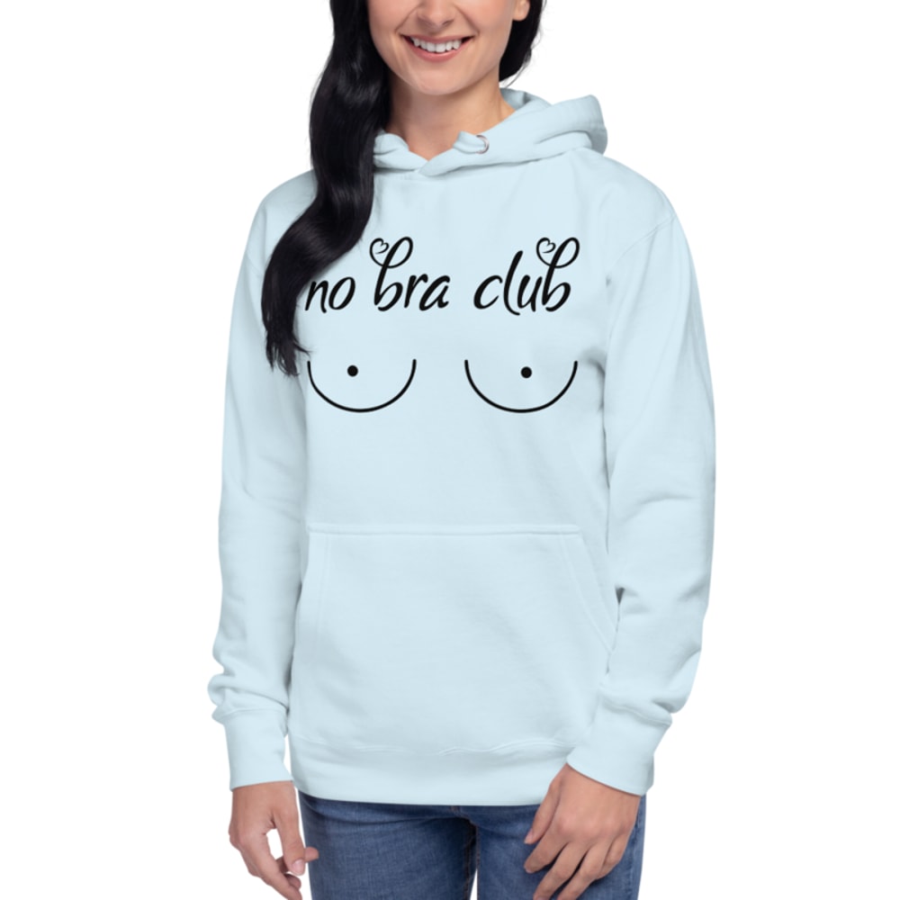 No Bra Club Funny Unisex Hoodie