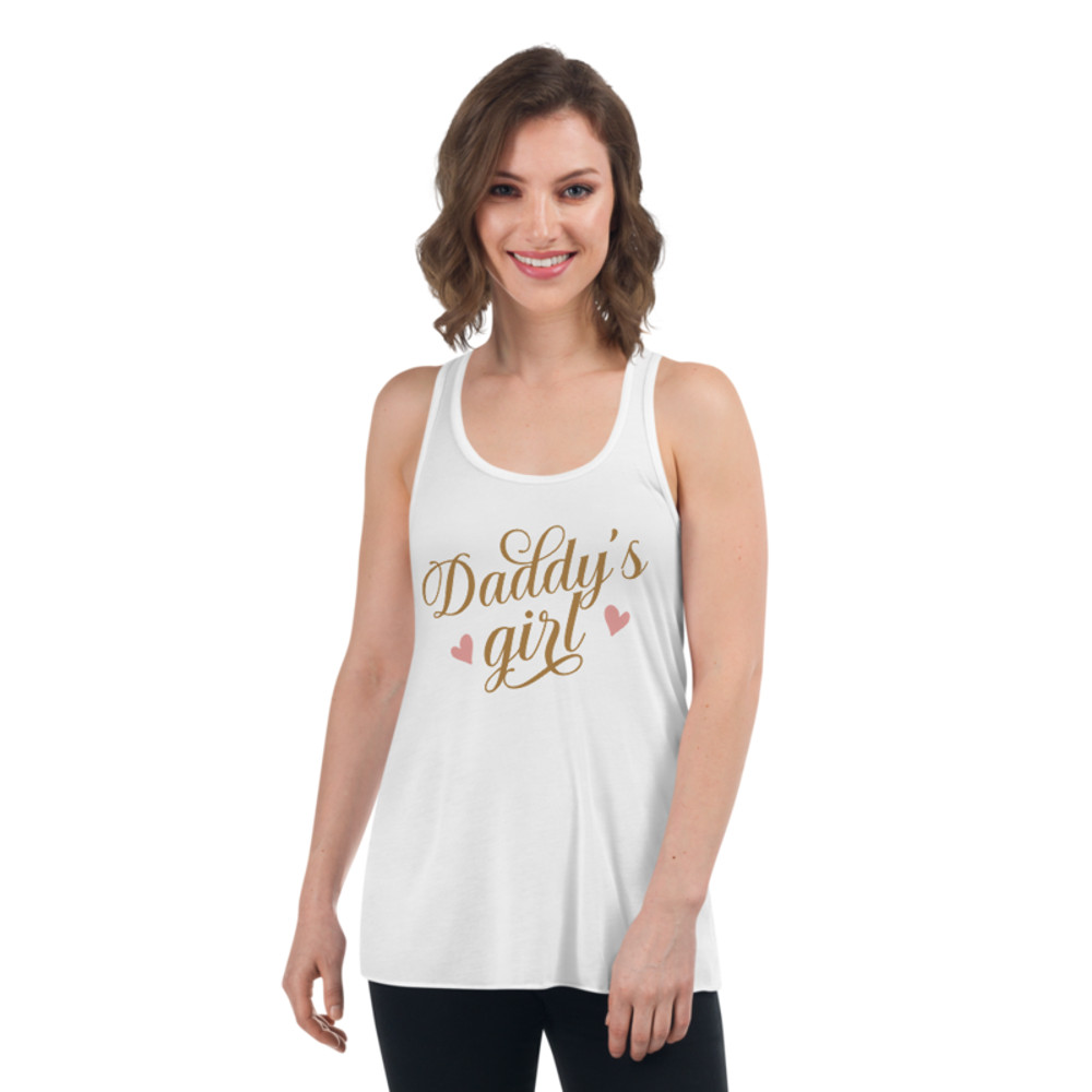 Daddys Girl Women's Flowy Racerback Tank