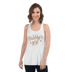 Daddys Girl Women's Flowy Racerback Tank