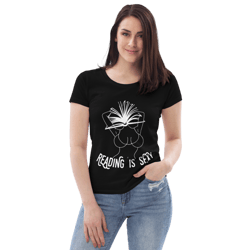 Reading is Sexy Women's fitted eco tee