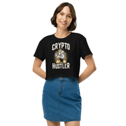 Crypto Hustler Women’s crop top