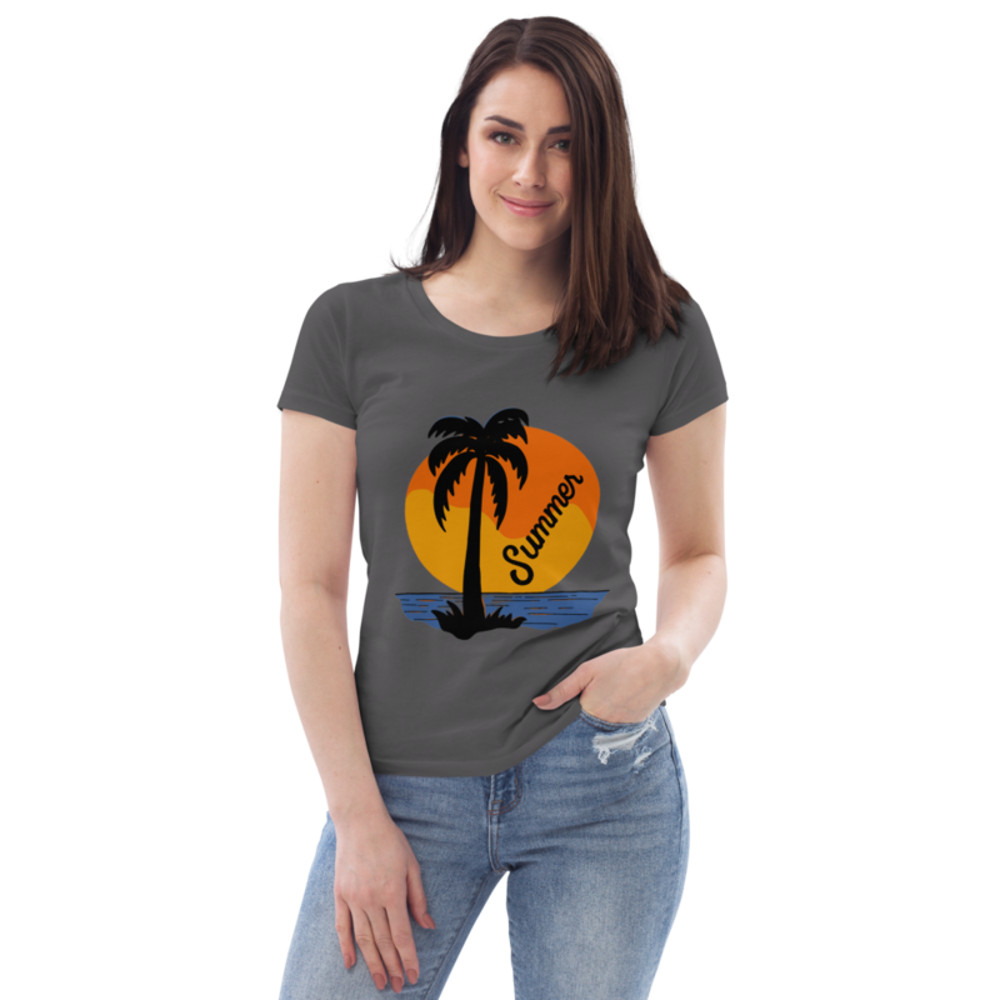 Women's fitted eco tee Summer , Travel,Vacation, Sea T shirt