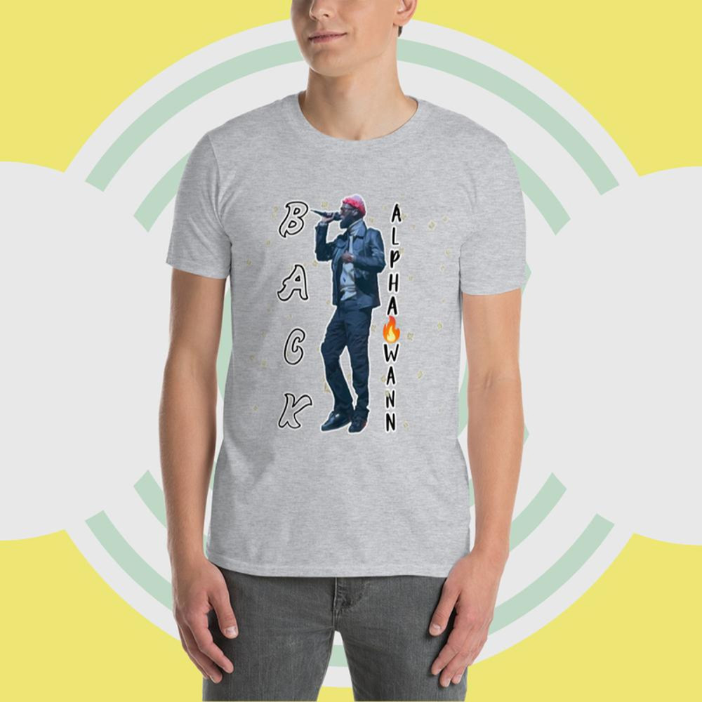 Alpha wann back alpha wann Short-Sleeve Unisex T-Shirt