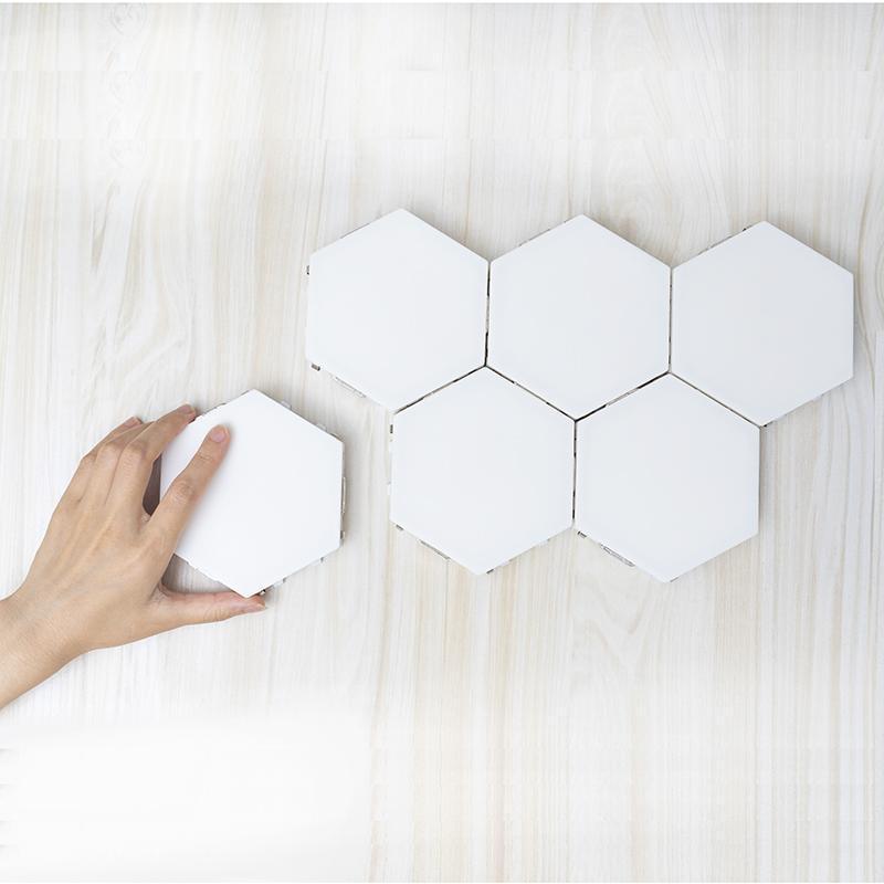 Hexagon Modular Touch LED Tile Lights (Set of 5) 3