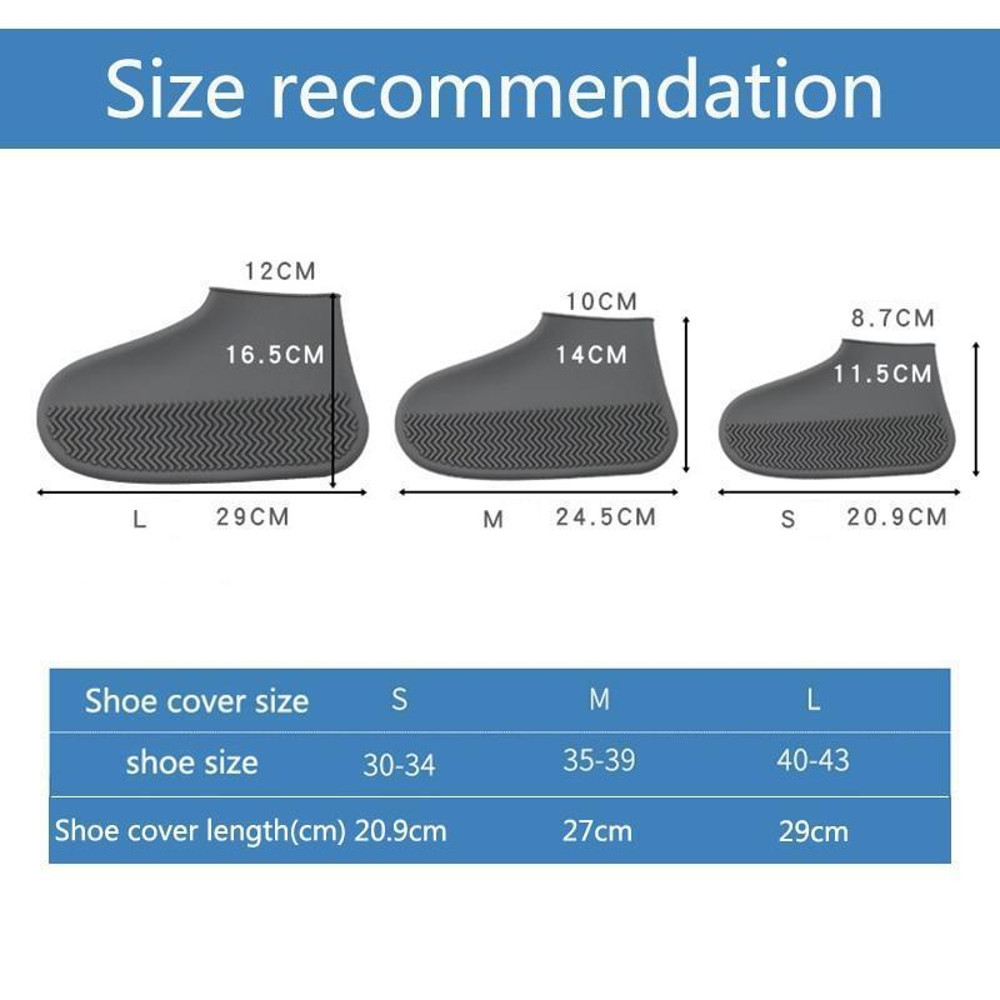 Ultra-Durable Silicovers Non-Slip Shoe Covers: Keep Your Shoes Clean & Dry 4