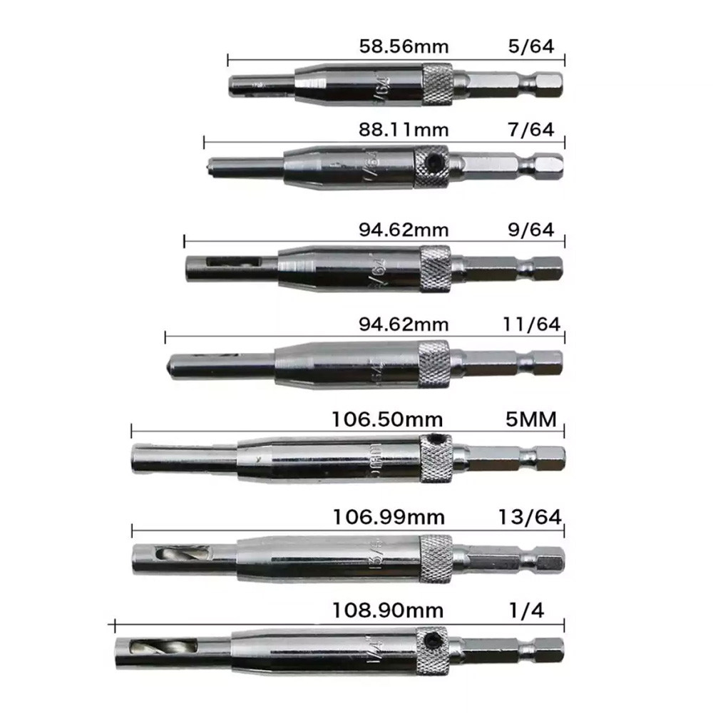 Self-Centering Hinge Drill Bits 6
