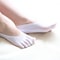 Natural toe movement socks for better balance