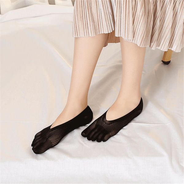 Non-Slip Breathable Five Fingers Ankle Toe Socks