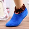 Fashionable non slip thermal socks for home use