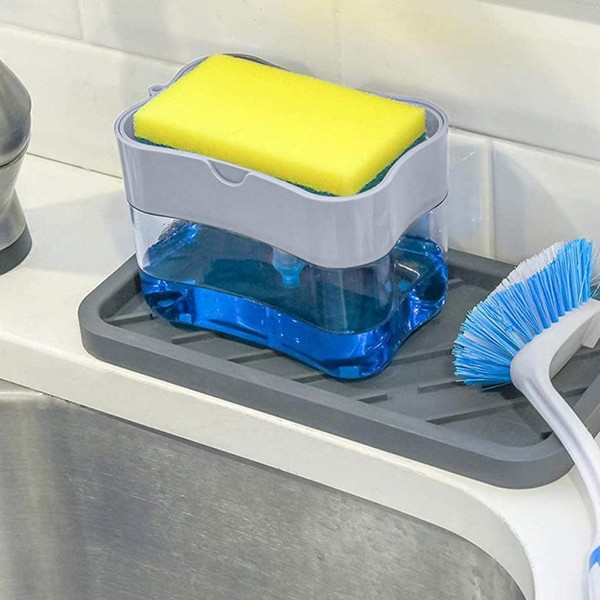 Soap Caddy With Sponge Holder