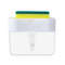Soap Caddy With Sponge Holder White