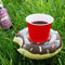 Cute PoolBeach Cup Holders Chocolate Donut
