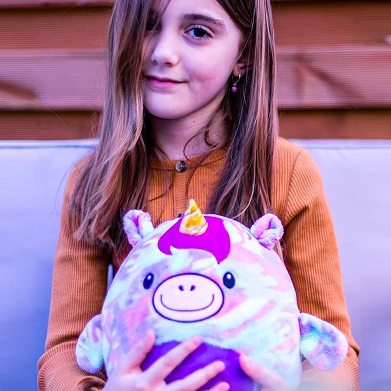 Convertible plush toy and hoodie for kids