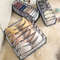 Threepiece underwear organizer set with separate boxes for bras underwear and socks