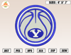 BYU Cougars Embroidery Designs, NCAA Embroidery Design File Instant Download.jpg