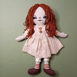 Scary Doll Handmade - Spooky Gift For Friends