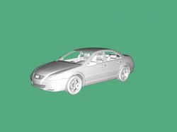 Beauty 1 3d Model Car STL 3D Printing Acura RL