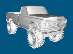 Beauty 1 3d Model Car STL 3D Printing All-terrain Chevrolet