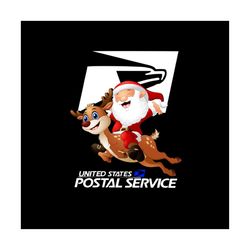United States Postal Service Svg, Christmas Svg, Santa Claus Svg, Reindeer Svg, Santa Hat Svg, Merry Christmas Svg, Chri