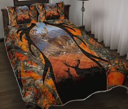 171CNVANMLDS &8211 Deer Hunting Quilt Bed Set