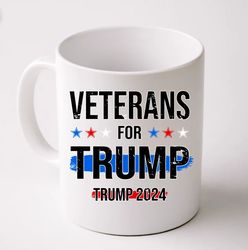 Veterans For Trump 2024 Mug, Donal Trump Mug, Ceramic Mug, Gift For Her, Gift for Him