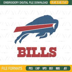 Buffalo Bills Embroidery Design