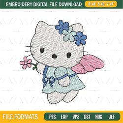 Baby Fairy Hello Kitty Embroidery png