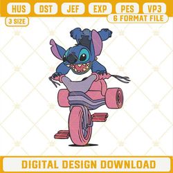 Stitch Riding A Bike Embroidery Design Files.jpg