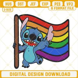 Stitch With Pride Flag Embroidery Designs, Funny LGBT Month Machine Embroidery Files.jpg