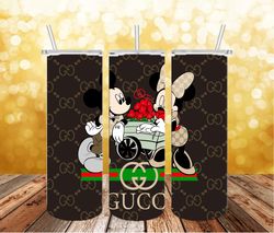 Mickey minine Gucci Tumbler PNG, Gucci Tumbler Logo brand Design, Design 20oz Skinny Tumbler PNG, PNG file(5)