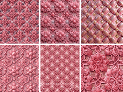 Western seamless pattern | 3d seamless pattern | Pink western seamless pattern | Digital Paper | Seamless Textures