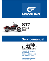 Hyosung ST7 GV700C 2010 Service Shop Manual PDF