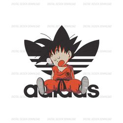 Goku Sleep Logo Adidas Embroidery Designs, Dragon Ball Machine Embroidery Design Png