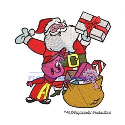 Alvin Santa Claus Embroidery Png