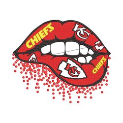 Kansas City Chiefs Embroidery design, Super Bowl lip Embroidery, logo design, Embroidery File