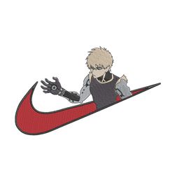 One Punch Man Genos x Nike Embroidery