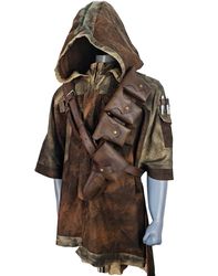 Inspired By Jedi, Fallen Order Cal Kestis Poncho With Leather Shoulder Belt