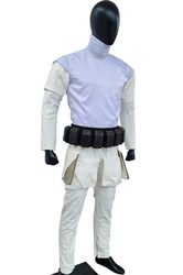 Inspired By Empire Strikes Back ESB Boba Fett, ROTJ Boba Fett Flight Suit with Leather & Girth Belt