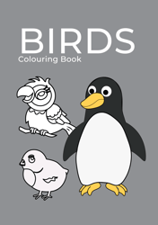 A fun coloring book made for young bird