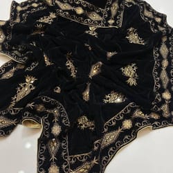 women velvet shawl